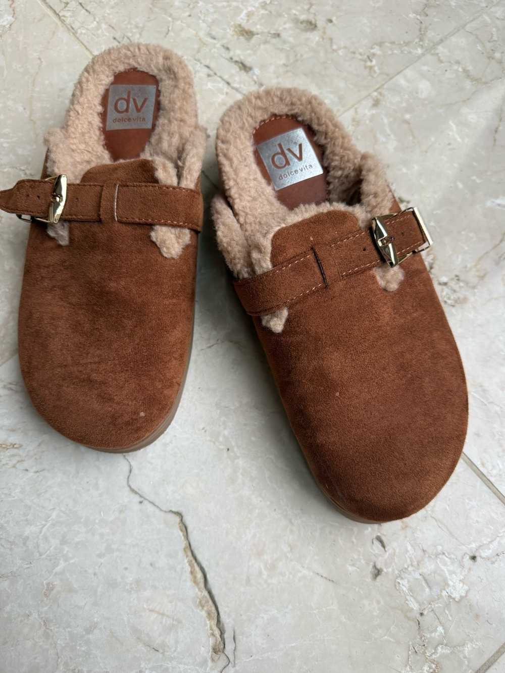 Dolce Vita suede slip on shoes